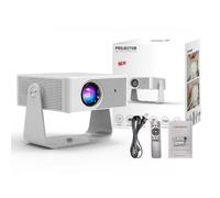 Proiettore HD 1080P X3 Android iOS WiFi 360° Mini proiettore cinematografico casa rotante con controllo vocale Bluetooth