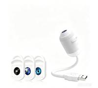 Proiettore HD Smart Starry Sky, Compatibile Con Universale, Casa E Auto | Luce notturna USB plug and play regolabile a 360° con atmosfera galattica for interni di auto e decorazioni(6 star slices)