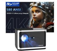 Proiettore Home Cinema HY350 Pro Android 11 4K Full HD 1080P WiFi 6 Controllo vocale Allwinner H713 Messa a fuoco elettronica BT5.0