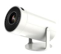 Proiettore Intelligente 4K 1080P Supporto, Proiettore Portatile WiFi6 Android 11, Mini Proiettore Auto Correzione Orizzontale, 180 ° Rotante Proiettore di Film All'aperto per Telefono/TV Stick/Lap