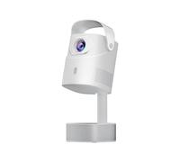 Proiettore Intelligente 4K con Supporto per Film, Wi-Fi e , Proiettore per Home Theater con Supporto Telescopico per Camera da Letto, Spina