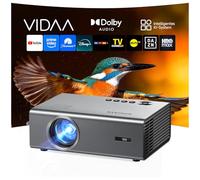 Proiettore intelligente 4K con VIDAA, compatibile con app Netflix, Dolby audio e HDR10+, KOGATA originale AirPlay, messa a fuoco automatica, 6D Keystone, WiFi 6 e Bluetooth, proiettore home cinema per