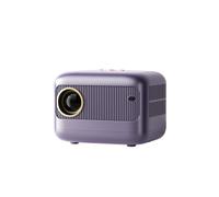 Proiettore Intelligente Proiettore Home Wall 1080P Home Cinema Camera da letto Schermo Camera Letto Guardare TV (D come mostrato) Small Gift