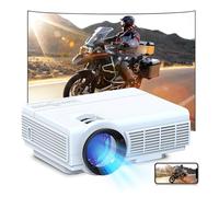 Proiettore intelligente WiFi senza fili, 7000 Lumen Proiettore WiFi 1080P Mini Proiettore Video Home Cinema LED Home Cinema Funzione Zoom Compatibile con Smartphone HDMI USB