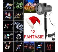 PROIETTORE LASER DA ESTERNO GIOCHI LUCI CON DISEGNI ILLUMINAZIONE NATALE E FESTE