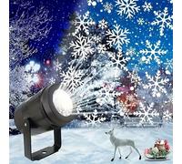 PROIETTORE LASER DI FIOCCHI DI NEVE PROIETTORE NATALIZIO USB RGB GIOCHI DI LUCE