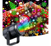 Proiettore laser faretto luci di natale addobbi natalizi disegni Babbo natale [EEK: A]