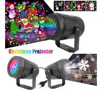 PROIETTORE LASER LUCI DI NATALE NATALIZIE PER ESTERNO IMPERMEABILE 12 DISEGNI [EEK: A]