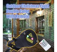 Proiettore Laser natalizio da esterno bicolore