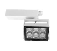 Proiettore LED a 4 vie per binari, perfetto per illuminare negozi e spazi creativi. Con 30 W di potenza e luce calda da 3000 K, garantisce un'illuminazione chiara e di alta qualità.