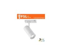 Proiettore LED a Binario Trifase Zoomabile - 3 in 1 CCT (3000-4000-6500K) Bianco