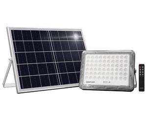 Proiettore LED con crepuscolare telecomando e pannello solare indipendente 4000K Prometeo