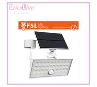 PROIETTORE LED ESTERNO SOLARE PARETE C/SENSORE 60W 6500K BIANCO FSL FLFSW305W