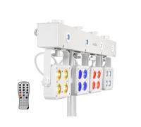 Proiettore LED EUROLITE KLS-180: Set di Luci RGBW Compatte con Effetto Strobosco
