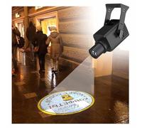 Proiettore LED HD personalizzato per porta esterna da 25 W Proiettore impermeabile IP66 per esterni per negozi, affari o pareti (100 Watt)