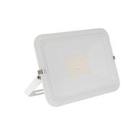 LEDKIA LIGHTING Proiettore LED Slim 50W 120lm/W IP65 Vetro Bianco per giardino, terrazza, patio 4000K Bianco Naturale