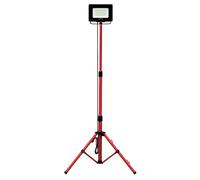 Velamp IS746NG - Proiettore LED con Treppiede Regolabile - Potenza 50W - Luminosità 4000 Lumen - Impermeabile IP65 - Ideale per Esterni, Cantieri, Giardinaggio e Campeggio