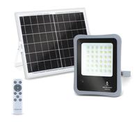 faro led con pannello solare mod2 100w 1200 lumen 6500k luce fredda ip65 misura l211*w271*h43mm monocristallino batteria 12 ore