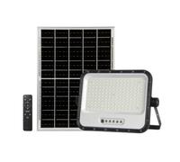 Proiettore LED Solare 300W 160LED 1600lm IP65 Bianco Freddo con Telecomando
