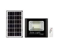 Proiettore LED solare 40W 114 LED 550 lm telecomando pannello separato 7500K