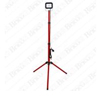 VELAMP IS749-2 - Proiettore LED con Treppiede Regolabile - Potenza 20W - Luminosità 1600 Lumen - Impermeabile IP65 - Ideale per Esterni, Cantieri, Giardinaggio e Campeggio