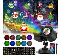PROIETTORE LUCI NATALE YAZAKY PER INTERNO ESTERNO LAMPADA LED DECORATIVA 10 MODA