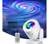 Proiettore Luci soffitto, LED Lampada Proiettore Bambini, Lampada Proiettore Stelle con Timer e Telecomando, Ruotabile di 180°, Adatto per Bambini/Regali/Decorazione Della Stanza/Luci D'atmosfera