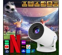 Proiettore Mag 4K 1080P HD HY300 Cube Pro M5 Cinema all'aperto Portatile Android per iPhone IOS Casa Bluetooth TV Gioco Film