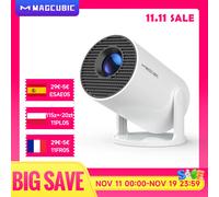 Proiettore Magcubic 4K Android 11 HY300 Pro Wifi6 260ANSI Allwinner H713 BT5.0 1080P 1280*720P Cinema Proiettori portatili per esterni