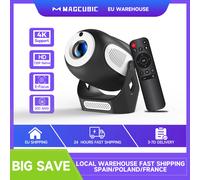 Proiettore Magcubic HY300 X 4K 720P Android 11 con messa a fuoco elettrica 300Ansi Wifi6 BT5.0 Proiettore portatile HIFI Sound Home Outdoor