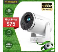 Proiettore Magcubic HY320Pro Full HD Android 14, 1080P nativo, messa a fuoco automatica, portatile, Home Cinema, controllo vocale, aggiornamento HY300 Pro