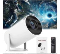 Proiettore Mini 2025 10000 Lumen LED 4K 1080P WiFi Bluetooth UHD Portatile per Home Theater, Compatto e Leggero