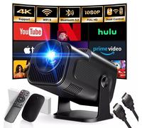 PROIETTORE MINI ANDROID 4K 1080 FULL HD SMART PORTATILE WIFI BLUETOOTH HDMI