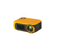 Proiettore mini portatile A2000 da 800 lumen con schermo LCD, supporta 1080P (Colore: Giallo)