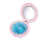 Proiettore multifunzionale a conchiglia, proiettore di aurora boreale con parola, con audio e rumore bianco, per decorazione della stanza/regalo per bambini/festa/compleanno (rosa)
