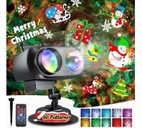 Proiettore Natale Esterno, Proiettore Fiocchi Di Neve Esterno Con 10 Diapositive