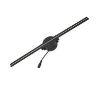 Proiettore Olografico 3D, 3D Hologram Fan 2 Blades 176 Degree 16.5inch 2000x224 WiFi 3D Projector With 224 LED Light Beads For Business Store Advertising,per Eventi e Fiere