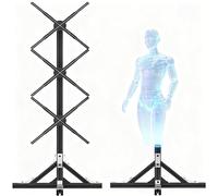 Proiettore Olografico 3D Commerciale Con Display Pubblicitario, Ventola Olografica 3D Con Controllo APP, LED HD 2000 * 1152PX - Ventola LED Rotante Per Negozio, Display Olografico Interattivo