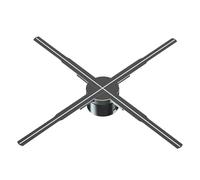 Proiettore Olografico 3D Con Display Pubblicitario, Lettore Montato A Parete, Ventilatore 3D Naked Eye 2K HD LED Photo Video Con 576 LED