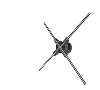 Proiettore olografico 3D da 14-85 cm, display a ventaglio, logo pubblicitario, luce a LED, lampada olografica, proiettore tridimensionale(F80)