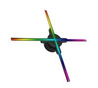 Proiettore olografico 3D da 39,37 pollici e 100 cm, 140 perline, display pubblicitario HDMI, lettore di immagini luminose Alta Definizione