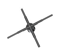 Proiettore olografico 3D Fan Display a LED Controllo flessibile Macchina pubblicitaria Lettore logo personalizzato Alta Definizione(P50)