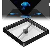 Proiettore Olografico 3D,Proiettore Olografico Con Ventilatore Espositore Pubblicitario,Supporta Il Trasferimento Wifi E Scheda Memoria,Per Insegne Di Negozi Aziendali,Bar,Casinò,Feste,Halloween 45cm