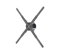 Proiettore Olografico 3D, Ventilatore Con Luci Natalizie Olografiche WIFI, Luci Pubblicitarie Con Logo A LED Su Schermo, Supporto APP For PC per le aziende(50cm)