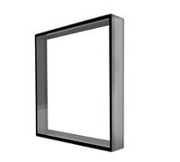 Proiettore olografico 3D Ventola 3D da 40 cm con copertura quadrata anti-touch Proiettore ventola ologramma T40 2 colori Ampio angolo di visione(Black)