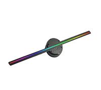 Proiettore olografico a ventaglio, 20.47" 3d Fan Hologram Projector LED Display pubblicitario Logo Light Led for fiere commerciali Fiere d'affari, Nuovo strumento pubblicitario
