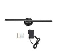 Proiettore olografico da 42 cm, 224 LED, 16 GB, lampada WiFi con perline, ricarica olografica, pubblicità 3D, immagine luminosa Ventilatore olografico 3D