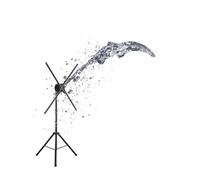 Proiettore olografico impermeabile da 77 cm che pubblicizza il proiettore con display a LED 3D for eventi all'aperto di Natale