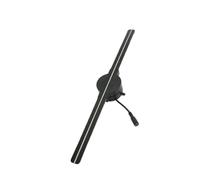 Proiettore olografico LED a ventaglio olografico 3D da 42 cm, display luminoso pubblicitario for negozi, bar e feste Nessun ritardo