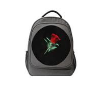 Proiettore olografico portatile for zaino, ventilatore olografico LED 3D WIFI, for eventi natalizi, centri commerciali, feste, pubblicità Immagini senza bordi